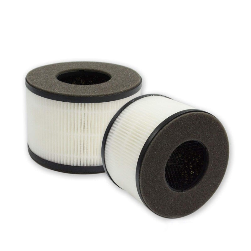 PUREBURG Replacement Filters Compatible with PARTU & Slevoo BS-03 Air Purifier,2-Pack H13 True HEPA 3-Stage Filtration Activated Carbon Air Clean Dust VOCs Odor - Image 1